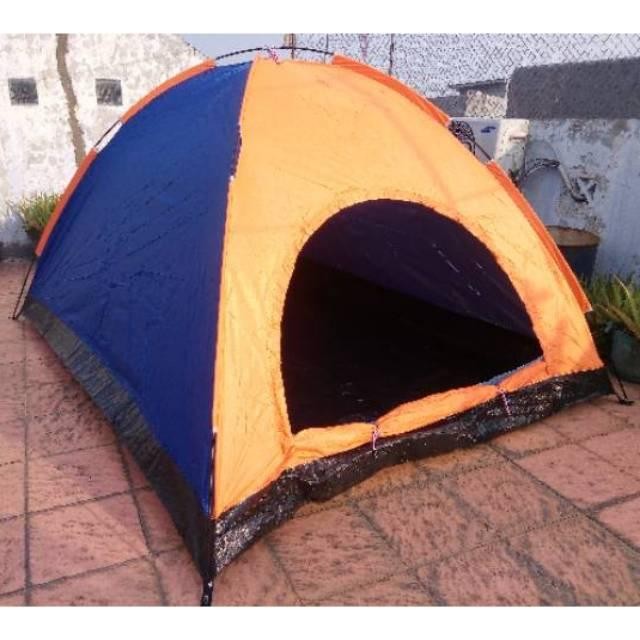 Tenda camping dome kapasitas besar untuk 6 orang dewasa / outdoor tent / tenda gunung single layer