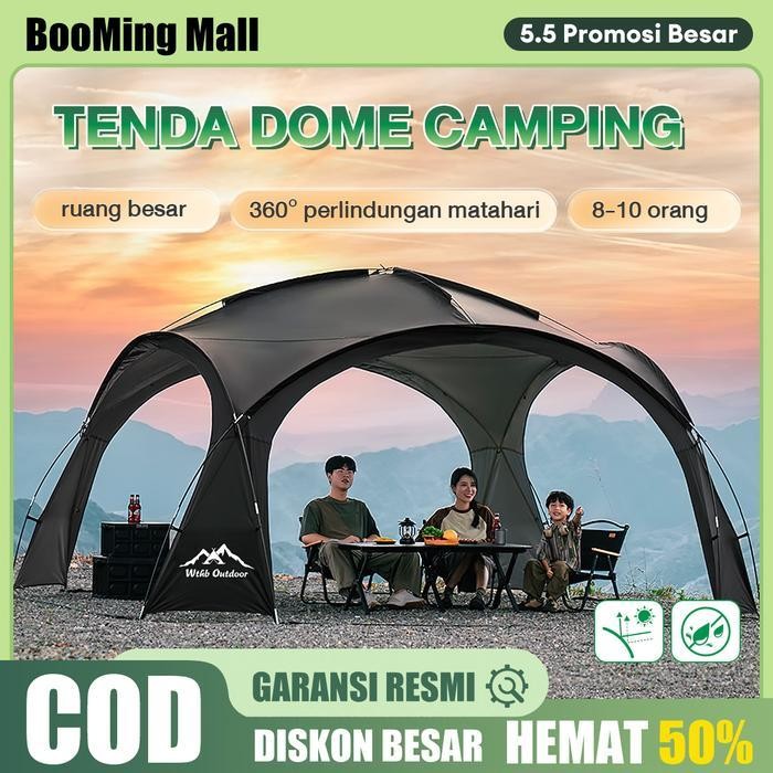 BM Tenda Dome Camping Dome Tenda otomatis Tenda Kanopi Besar Outdoor Tenda Piknik Tenda Tahan Hujan 