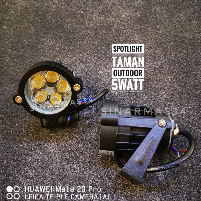Ready oke] Lampu Sorot Taman 5watt Vacolux Spotlight 5w Outdoor Indoor Garden Lam