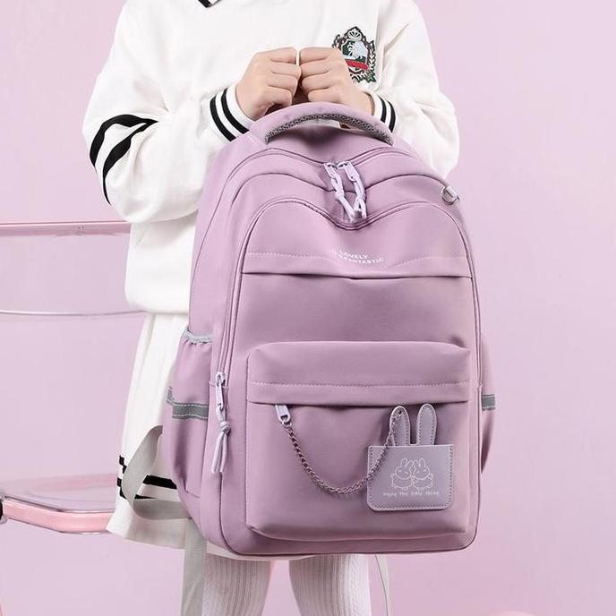 

Terjangkau Tas Ransel Anak Perempuan Import Motif Rantai Gaya Fashionable Kekinian Terbaru