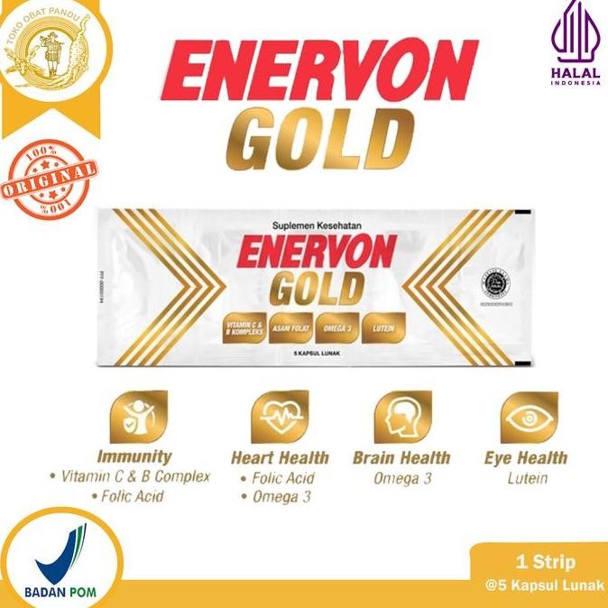 ENERVON GOLD (1 strip) / ENERVON C GOLD MULTIVITAMIN 3