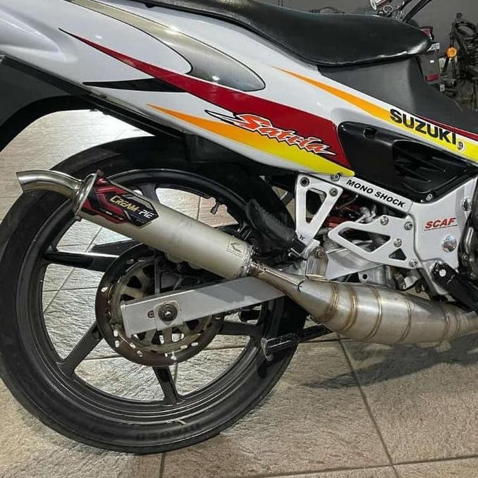 knalpot creampie jogja satria 2 tak Stainlees Orinal Racing Jogja