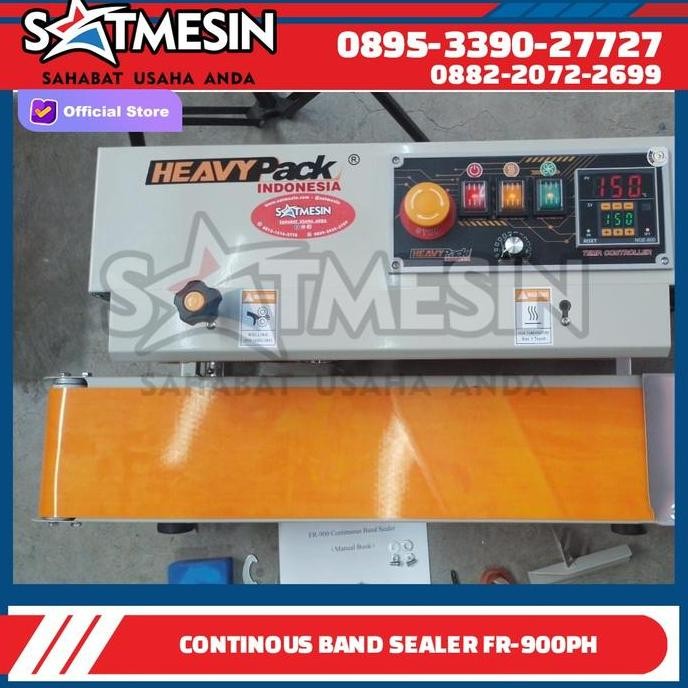 TERLARIS  Continuous Band Sealer Mesin Segel Plastik FR-900PH FR900PH