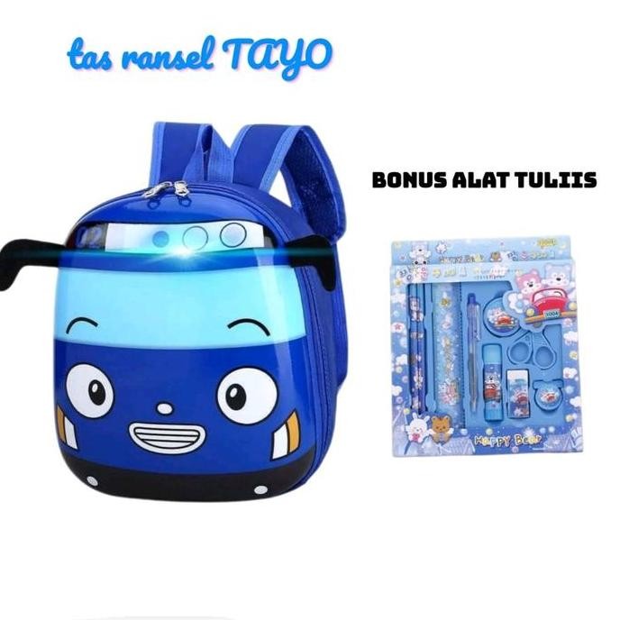 

Diskon Tas Ransel Anak Karakter Tayo Bonus Alat Tulis / Tas Sekolah Anak Tk Paud Karakter Kartun