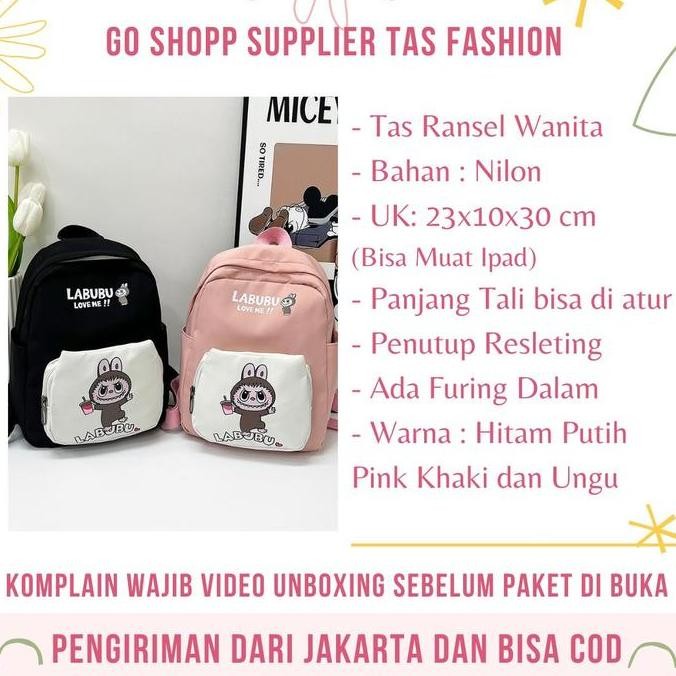 

Miliki Tas Ransel Anak Multifungsi Unisex Karakter Lucu Viral Bahan Nilon Premium Import Model Terbaru Kekinian Bk30