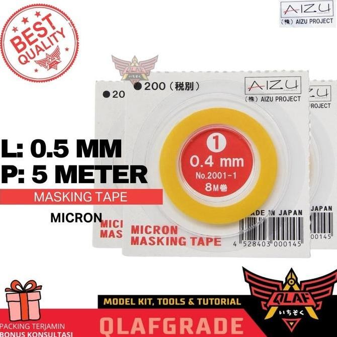 

Promo Masking Tape 0.4mm 8meter Micron Masking Tape Aizu Project COD