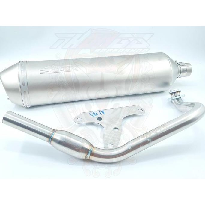 KNALPOT LEOVINCE 4ROAD LEHER STEINLESS VARIO 125/150 2018 - 2020