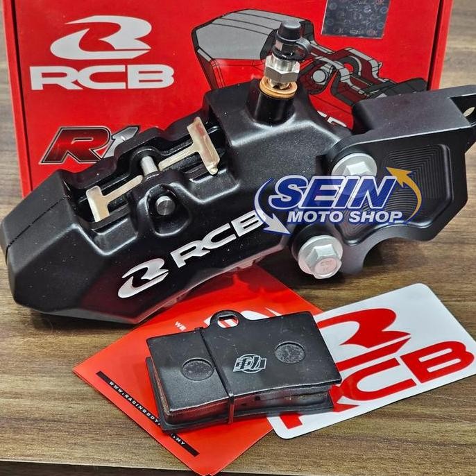 Kaliper Rcb R1 4 piston Nmax Old Nmax New Aerox 4p bplus bracket