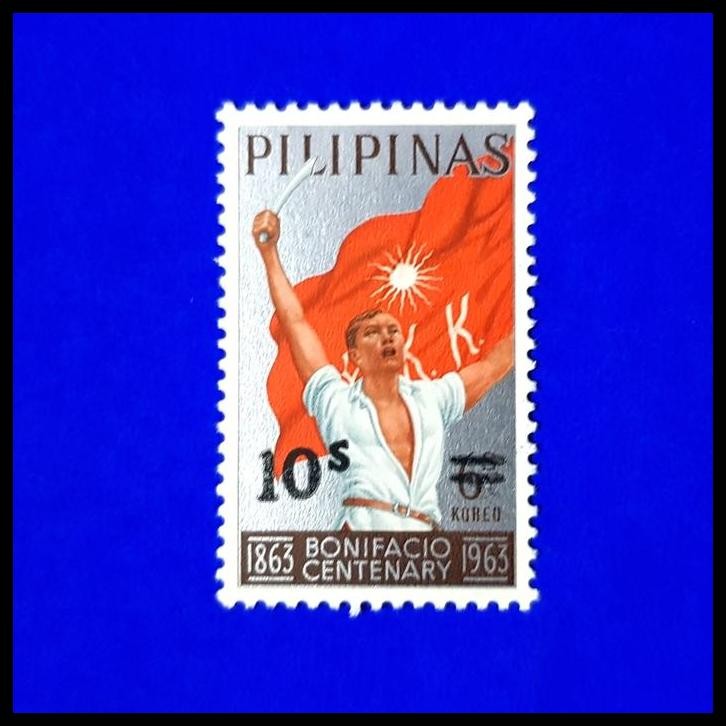 

TERMURAH PERANGKO/PRANGKO PHILIPINA, BONIFACIO CENTENARY 1863-1963 !!!!