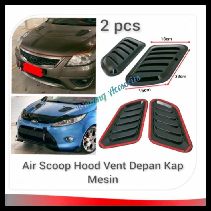 GRATIS ONGKIR AIR SCOOP VARIASI KAP MESIN MOBIL TRITON HITAM GLOSY 