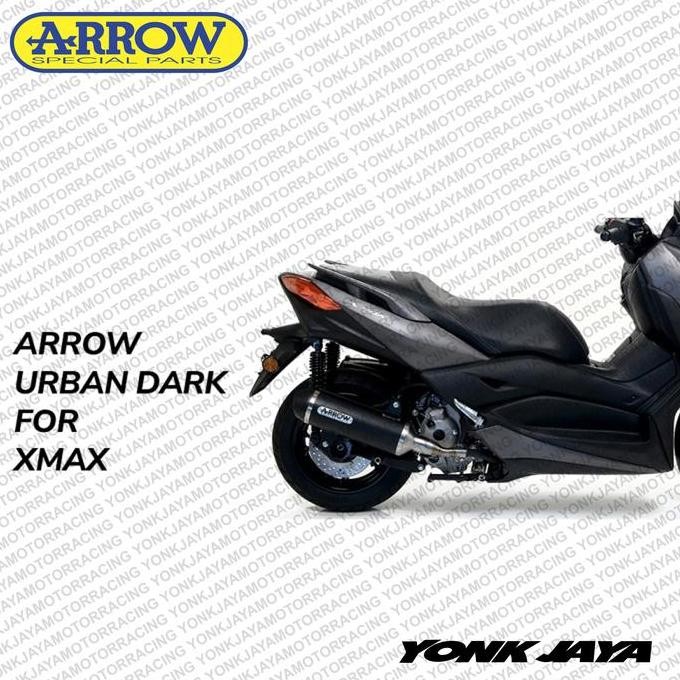 KNALPOT ARROW ITALY URBAN DARK ALUMINIUM SLIP ON XMAX XMAX 250 300