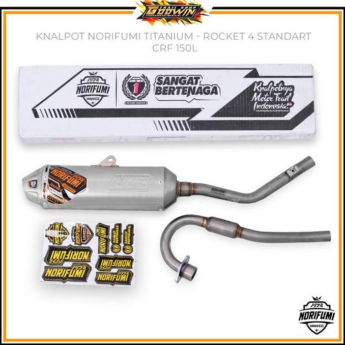 nalpot Norifumi Rocket 4 TITANIUM STANDART BOER UP KOMPETISI CRF KLX