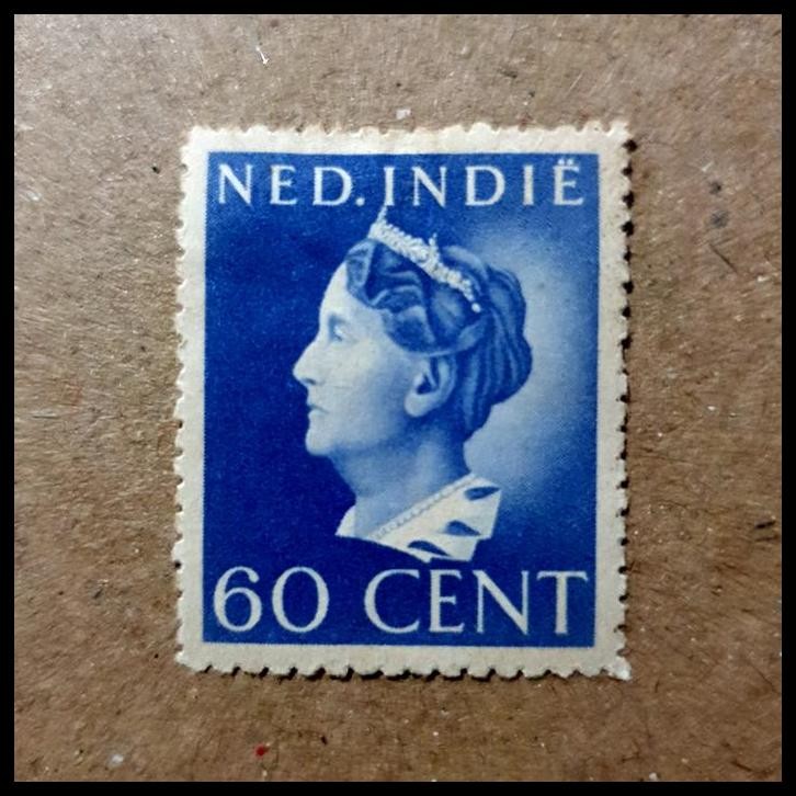 

GRATIS ONGKIR PRANGKO NED INDIE N-44. 1941. RATU WILHELMINA 60 CENT !!!