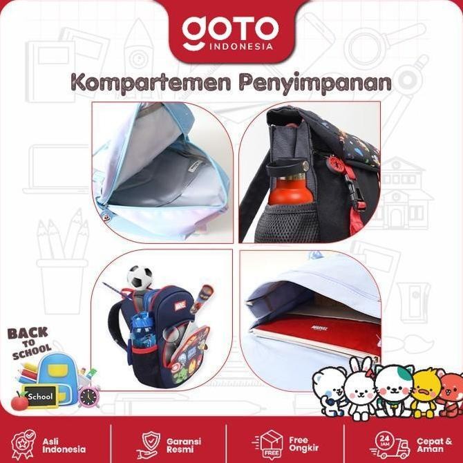

Terjangkau Goto Unito X Disney Marvel Tas Sekolah Backpack Ransel Bag Anak Tk Sd