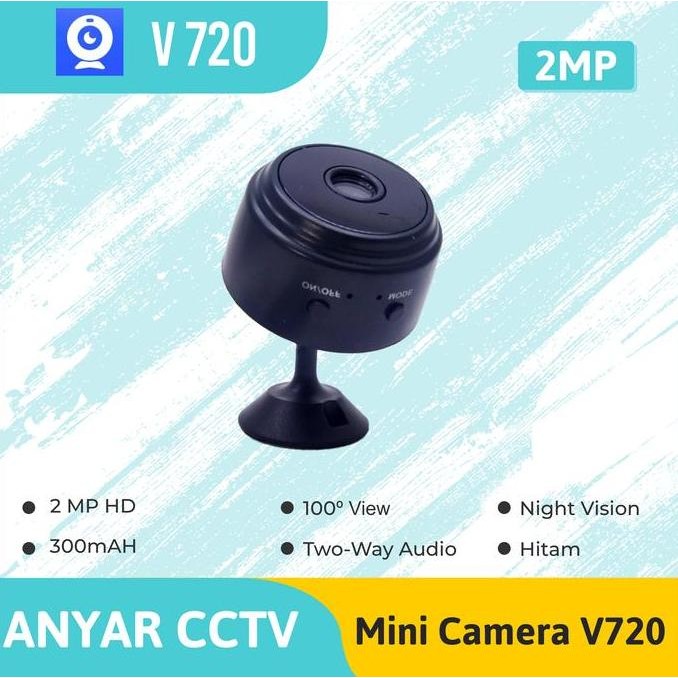 Mini Camera Kamera Mini Hidden Wifi Wireless 2Mp Full Hd / V720 - A9