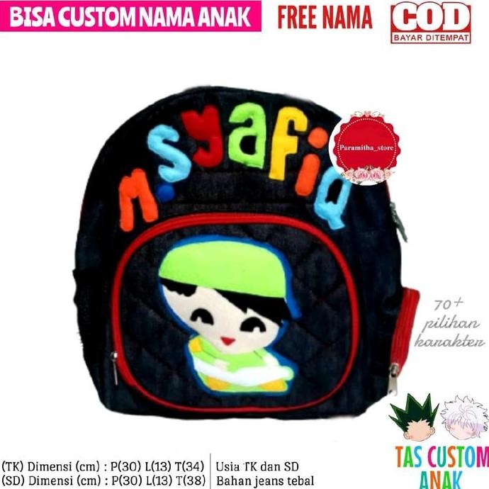 

Miliki Tas Sekolah Tas Nama Tas Paud Tas Tk Tas Sd Tas Karakter Bisa Request Nama & Gambar Karakter Kartun