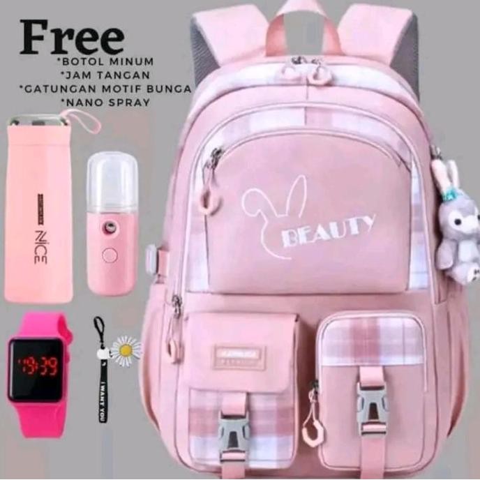 

Diskon Tas Ransel Sekolah Anak Perempuan Sd Smp Tebal Banyak Ruang Dan Bonus