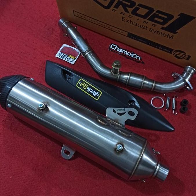 Knalpot ROB1 Racing Spek BORE UP 180cc UP Yamaha Aerox 155 Old
