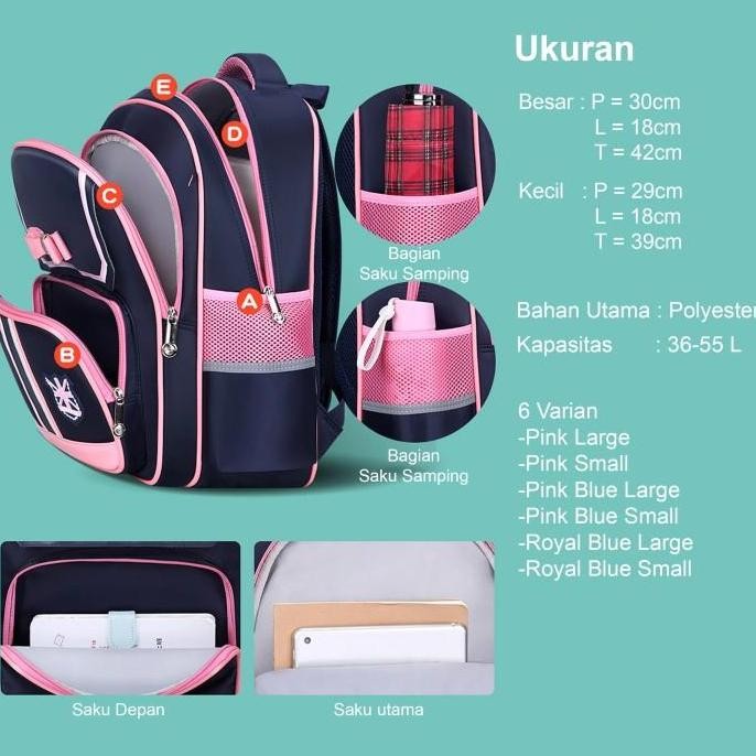 

Miliki Tas Ransel Sekolah Anak Perempuan Laki-Laki Tk Sd Backpack Anak Import T 0196 Sb