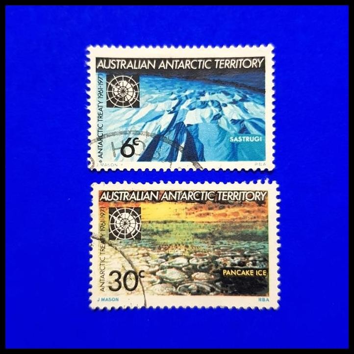 

HOT DEAL PRANGKO/PERANGKO AUSTRALIAN ANTARCTIC TERRITORY. 1971. SET LENGKAP $6 !!!!!!