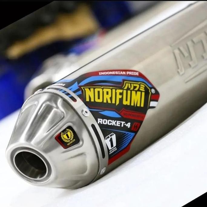 KNALPOT NORIFUMI ROCKET 4 ORINAL STANDAR KLX DT CRF WR