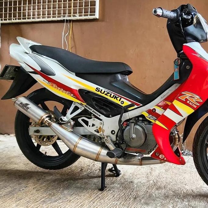 Knalpot Std Racing Satria 2T Stainless Ahau One