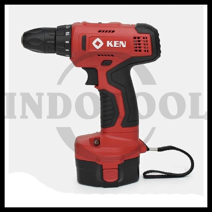 HOT DEAL MESIN BOR BATERAI 10MM 12V / CORDLESS DRILL TYPE-BN6112 18NM KEN 