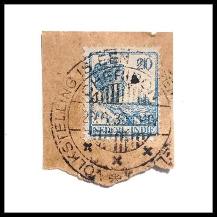 

DISKON PRANGKO NED INDIE N-14 1936. RATU WILHELMINA 20C VOLKSTELLING - SENSUS !