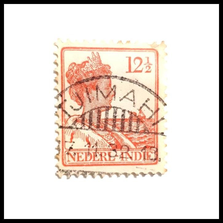 

DISKON PRANGKO NED INDIE N-14 RATU WILHELMINA 12C CAP POS, TJIMAHI 7.11.32