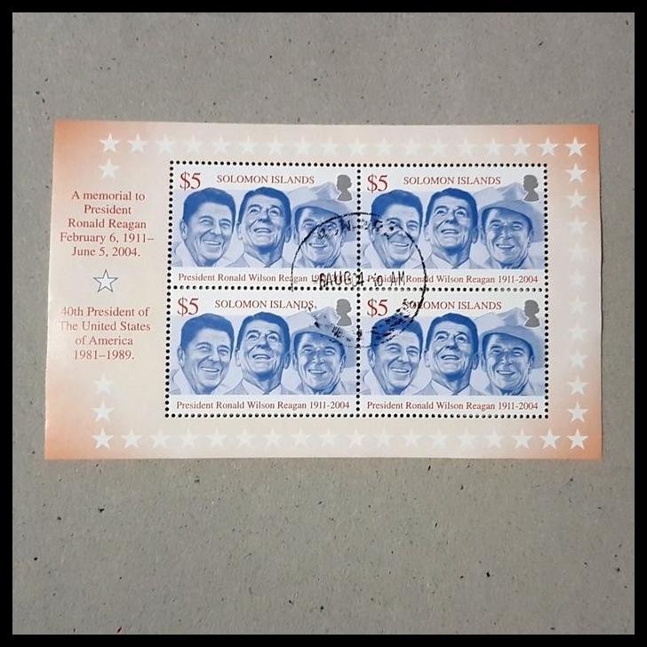 

TERMURAH PERANGKO ISTIMEWA. PRANGKO PRESIDEN RONALD REAGAN. KAT. $5.60 !!!!