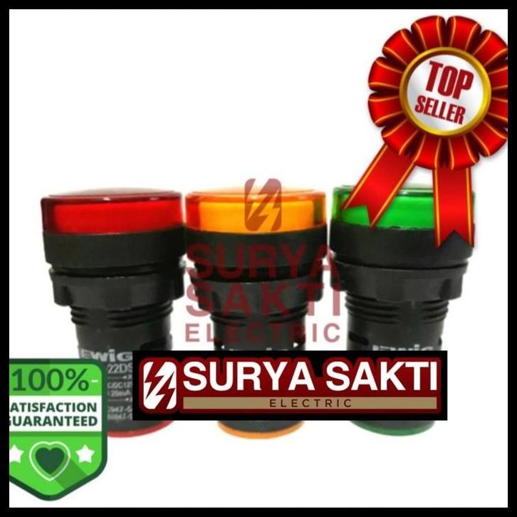 TERBARU PILOT LAMP LED AD16-22DS 22MM DC12V EWIG PREMIUM. - KUN 