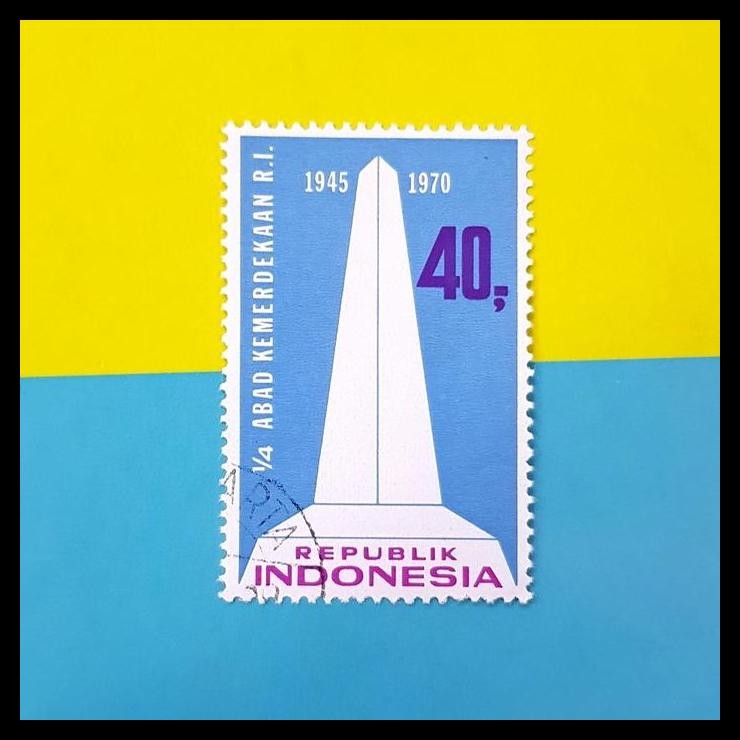 

GRATIS ONGKIR PRANGKO INDONESIA 1970. 1/4 ABAD KEMERDEKAAN RI. KONDISI USED. !!!!!