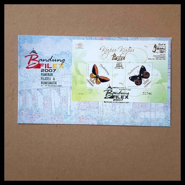 

TERBARU PRANGKO INDONESIA. SHP SS KUPU KUPU C.T. PAMERAN BANDUNG FILEX 2007 !!!!