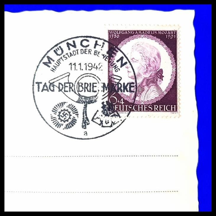 

GRATIS ONGKIR PRANGKO JERMAN 1942 WOLFGANG MADEUS MOZART DI KARTUPOS MUNCHEN !!