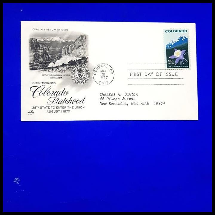 

TERBARU PERANGKO/PRANGKO AMERIKA. COMMEMORATING COLORADO STATEHOOD !!!!!!