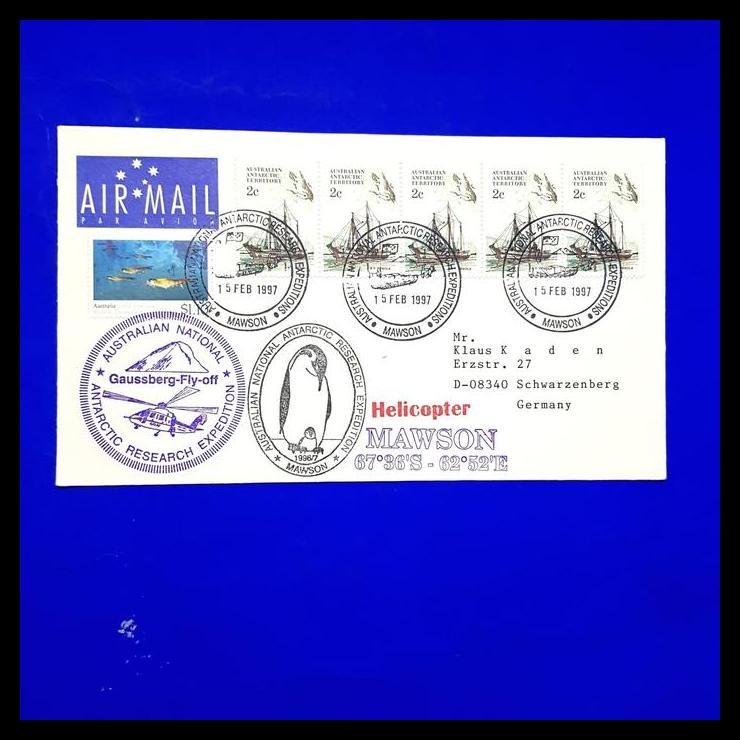 

DISKON PERANGKO AUSTRALIAN ANTARCTIC RESEARCH EXPEDITIONS ~ HELICOPTER MAWSON !!!!!!