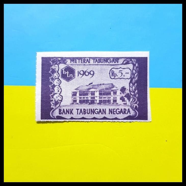

DISKON PERANGKO/PRANGKO INDONESIA REVENUE. PRANGKO TABUNGAN 1969 RP 5,- !!!!!!