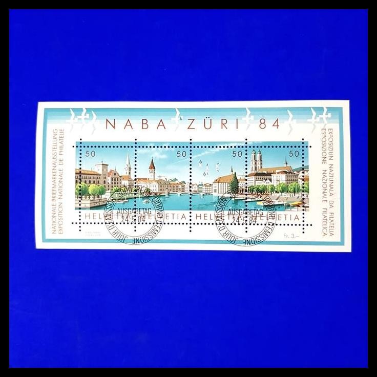 

GRATIS ONGKIR PERANGKO/PRANGKO SWISS/HELVITIA. SS PAMERAN FILATELI "NABA ZURI 1984" !!!