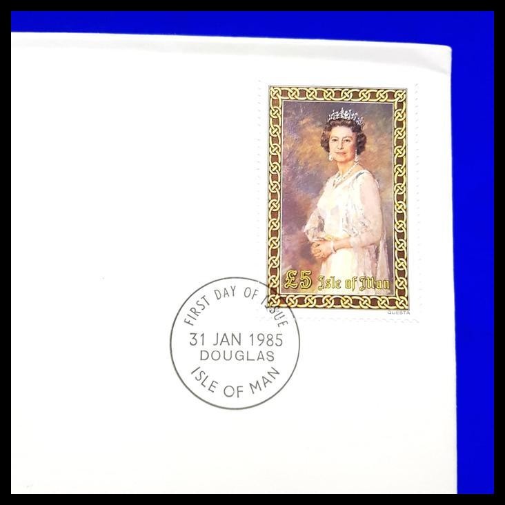 

TERBARU PRANGKO LUAR NEGERI. FDC QUEEN ELIZABETH II NEW 5 DEFINITIVE. 1985 !!!!!!