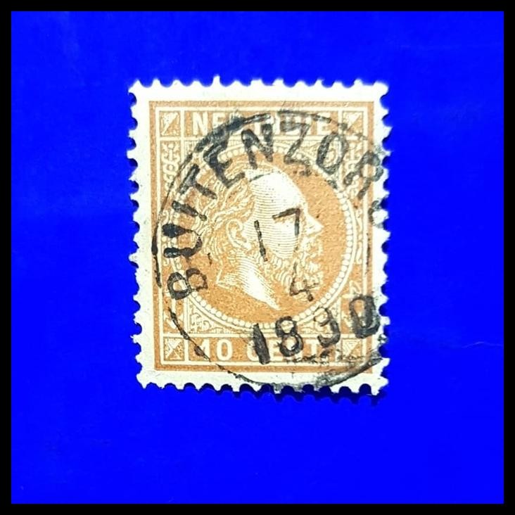 

DISKON PRANGKO NED INDIE, KING WILLEM III. CAP ISTIMEWA, BUITENZORG 17.4.1890 !!!!!