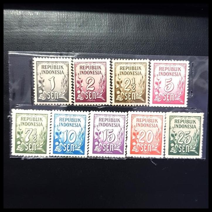 

BEST DEAL PRANGKO INDONESIA 1951. PADI & KAPAS. SET LENGKAP (9V). KAT. 100K !!!!