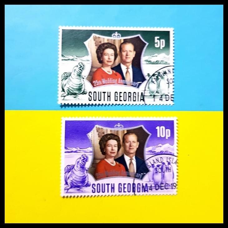 

GRATIS ONGKIR PRANGKO QUEEN ELIZABETH II 25TH WEDDING ANNIVERSARY DARI SOUTH GEORGIA !!