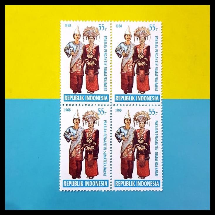 

TERBARU PRANGKO INDONESIA. PAKAIAN PENGANTIN DARI SUMATERA BARAT. BLOK-4. MNH !!!!!
