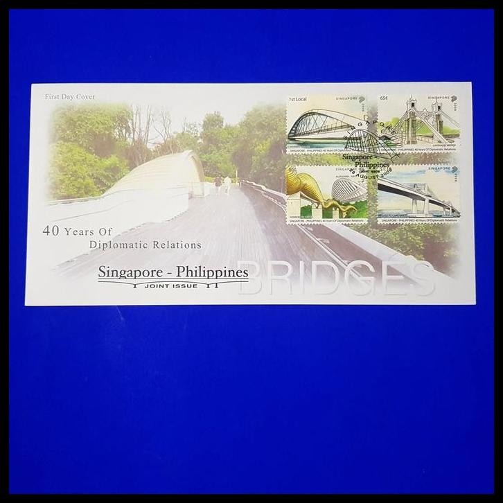

BEST DEAL PERANGKO/PRANGKO JEMBATAN/BRIDGES. FDC SINGAPORE- PHILIPPINES JI !!!