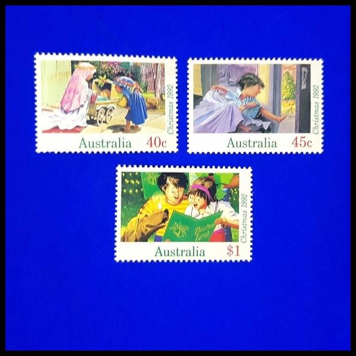 

TERMURAH PERANGKO/PRANGKO AUSTRALIA. CHRISTMAS 1992. SET. MNH