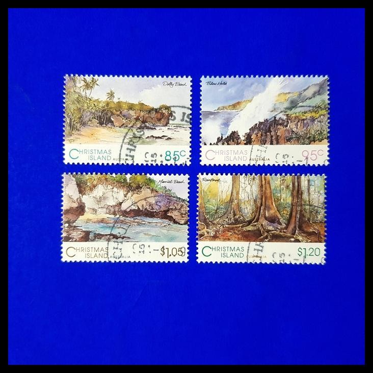 

BEST DEAL PRANGKO BEACHES & RAINFOREST DARI CHRISTMAS ISLAND AUSTRALIA. SET !!!