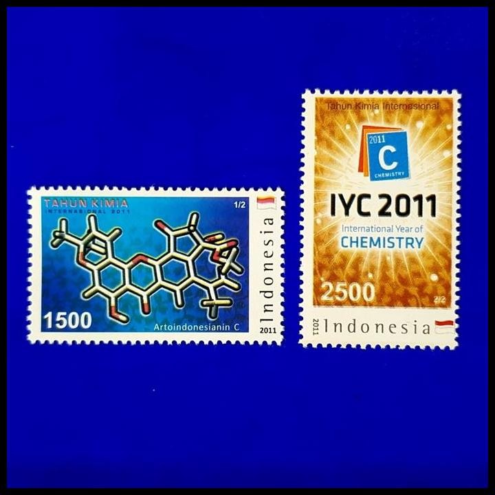 

GRATIS ONGKIR PRANGKO INDONESIA. INTERNATIONAL YEAR OF CHEMISTRY 2011. SET (2V) !!!!!!