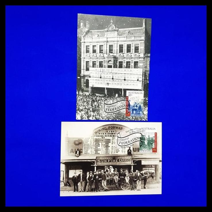 

HOT DEAL PERANGKO/PRANGKO 2 KARTUPOS AUSTRALIA. TOWARDS FEDERATION