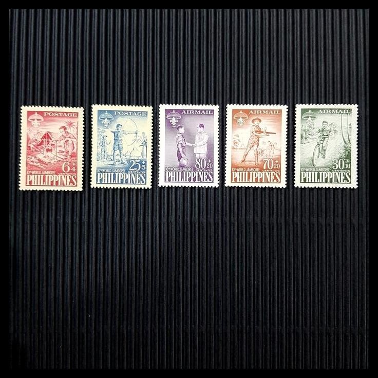 

HOT DEAL PRANGKO PRAMUKA ~ PHILIPPINES COMMEMORATING THE 10TH JAMBOREE 1959 !