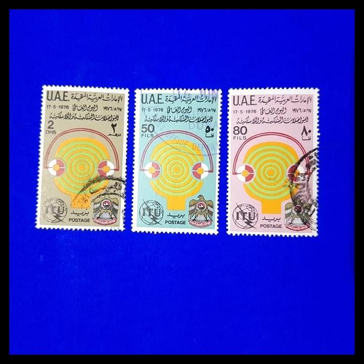 

TERBARU PRANGKO UNITED ARAB EMIRATES TEMA I.T.U. 1976 !